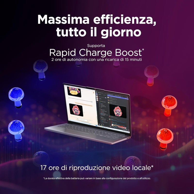 Lenovo IdeaPad Slim 3 Notebook 15,3” WUXGA (1920x1200), Intel Core 7 240H, 16GB RAM, 512GB SSD, Windows 11 Home, WiFi 6 - Cosmic Blue - 16GB | 512GB Lenovo IdeaPad Slim 3 Notebook 15,3” WUXGA (1920x1200), Intel Core 7 240H, 16GB RAM, 512GB SSD, Windows 11 Home, WiFi 6 - Cosmic Blue - 16GB | 512GB