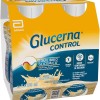 Glucerna Control | Equilibrio Glicemico | Pasto Sostitutivo con Basso Contenuto di Zuccheri| Confezione 4x220 ml, Gusto Vaniglia