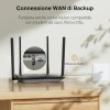 Mercusys MB115-4G Router WiFi con Sim, 4 Antenne Ad Alto Guadagno, 4G LTE Wireless N300Mbps, 3 Porte LAN+1 Porta LAN/WAN, WAN Connection Backup, Parental/LED Control, VPN, SMS, APP, Plug&Play