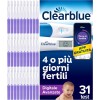 Clearblue 30 Test di Ovulazione Digitali Avanzati e 1 Test di Gravidanza, Aumenta le tue possibilità di rimanere incinta, Rilevazione Rapida, App Tracker ciclo