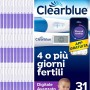 Clearblue 30 Test di Ovulazione Digitali Avanzati e 1 Test di Gravidanza, Aumenta le tue possibilità di rimanere incinta, Rilevazione Rapida, App Tracker ciclo