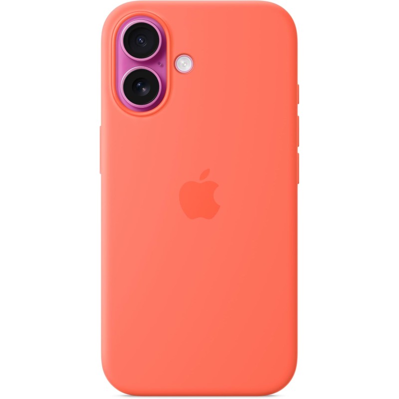 Apple Custodia MagSafe in silicone per iPhone 16 - Mandarancio - Mandarancio Apple Custodia MagSafe in silicone per iPhone 16 - Mandarancio - Mandarancio