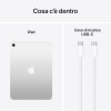 Apple iPad con chip A16: display Liquid Retina da 11'', 128 GB, Wi Fi 6 + reti cellulari 5G, fotocamera frontale e posteriore da 12MP, Touch ID, autonomia di un giorno intero di batteria — Argento - 128 GB Argento Apple iPad con chip A16: display Liquid Retina da 11'', 128 GB, Wi Fi 6 + reti cellulari 5G, fotocamera frontale e posteriore da 12MP, Touch ID, autonomia di un giorno intero di batteria — Argento - 128 GB Argento