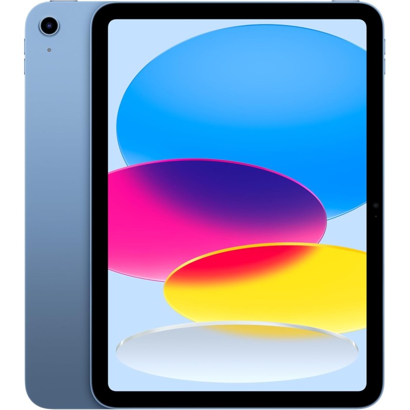 Apple iPad con chip A16: display Liquid Retina da 11'', 128 GB, Wi Fi 6, fotocamera frontale e posteriore da 12MP, Touch ID, autonomia di un giorno intero di batteria — Azzurro - 128 GB Azzurro Apple iPad con chip A16: display Liquid Retina da 11'', 128 GB, Wi Fi 6, fotocamera frontale e posteriore da 12MP, Touch ID, autonomia di un giorno intero di batteria — Azzurro - 128 GB Azzurro