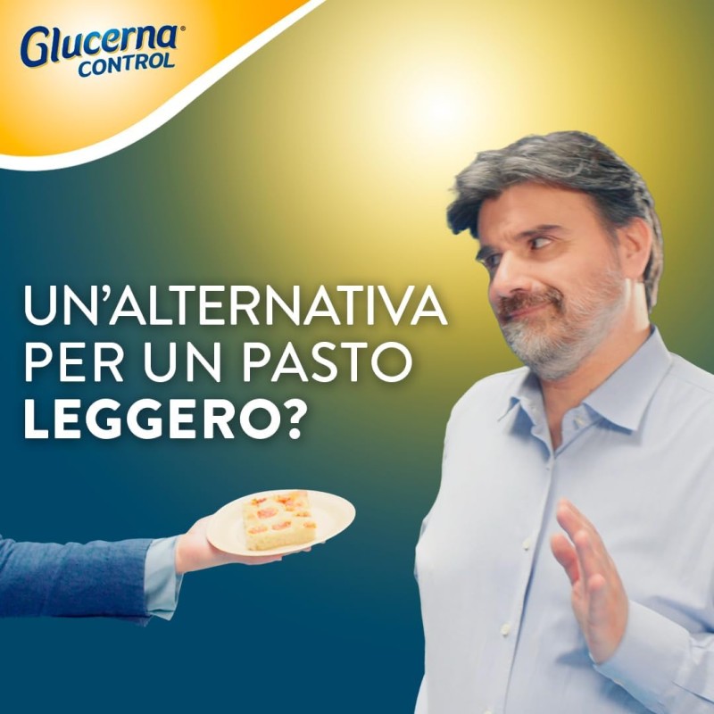 Glucerna Control | Equilibrio Glicemico | Pasto Sostitutivo con Basso Contenuto di Zuccheri| Confezione 4x220 ml, Gusto Caffè