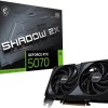 MSI NVIDIA GeForce RTX 5070 12G Shadow 2X OC Carte Graphique - 12 Go GDDR7 (28 GB/s /192 Bits), PCIe 5.0 - Double Ventilateur (2X Ventilateurs TORX 5.0), HDMI 2.1b, DisplayPort 2.1b, SFF Ready - GeForce RTX 5070 12G SHADOW 2X OC