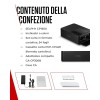 Canon Stampante fotografica portatile SELPHY CP1500 con kit carta, nero - Stampante Bluetooth wireless con accessori - Compatta e leggera - Con 54 fogli di carta 4x6 - Nero