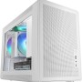 MARS GAMING MC-XPS, Case Gaming MicroATX Ultrapcompatta, Vetro Temperato + Pannelli Mesh, Ventola FRGB 120mm, Tecnologia Raffreddamento Mesh, Supporto Dual PSU ATX e SFX, Mini-Tower PC USB-C, Bianco
