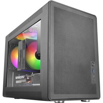 Mars Gaming MC-XPS, Case Gaming MicroATX Ultrapcompatta, Vetro Temperato + Pannelli Mesh, Ventola FRGB 120mm, Tecnologia Raffreddamento Mesh, Supporto Dual PSU ATX e SFX, Mini-Tower PC USB-C, Nero Mars Gaming MC-XPS, Case Gaming MicroATX Ultrapcompatta, Vetro Temperato + Pannelli Mesh, Ventola FRGB 120mm, Tecnologia Raffreddamento Mesh, Supporto Dual PSU ATX e SFX, Mini-Tower PC USB-C, Nero