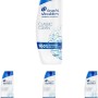 Head & Shoulders Classic Clean Shampoo Antiforfora 250ml per Uso Quotidiano. Fino al 100% Protezione dalla Forfora. Clinicamente Testato. Per Tutti i Tipi di Cute e Capelli. Sensazione di Freschezza - 250 ml (Confezione da 4) White