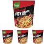 Knorr Noodles Spicy Chicken Taste, Noodles Istantanei, Spicy Chicken Taste, Pronti in 3 Minuti, Spezie Selezionate - 64 gr (Confezione da 4)