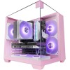 MARS GAMING MC-VISIONM, Case Gaming Compatto MicroATX, Triplo Vetro Temperato, Struttura Doppia Camera, Supporto Raffreddamento Liquido fino a 240mm, Mini-Tower PC con Ampia Capacità Interna, Rosa MARS GAMING MC-VISIONM, Case Gaming Compatto MicroATX, Triplo Vetro Temperato, Struttura Doppia Camera, Supporto Raffreddamento Liquido fino a 240mm, Mini-Tower PC con Ampia Capacità Interna, Rosa