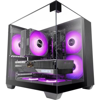 Mars Gaming MC-VISIONM, Case Gaming Compatto MicroATX, Triplo Vetro Temperato, Struttura Doppia Camera, Supporto Raffreddamento Liquido fino a 240mm, Mini-Tower PC con Ampia Capacità Interna, Nero Mars Gaming MC-VISIONM, Case Gaming Compatto MicroATX, Triplo Vetro Temperato, Struttura Doppia Camera, Supporto Raffreddamento Liquido fino a 240mm, Mini-Tower PC con Ampia Capacità Interna, Nero