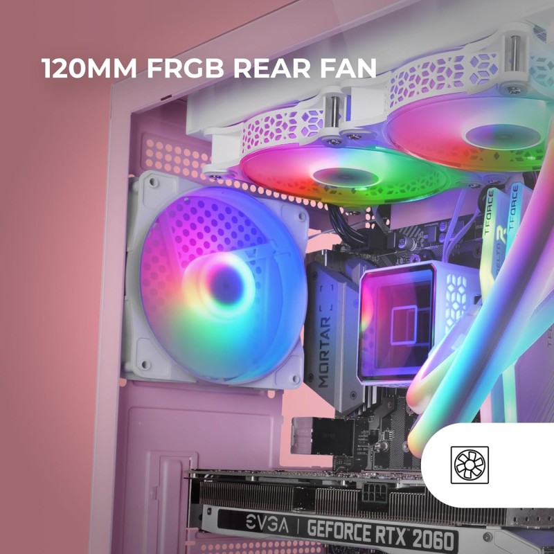 Mars Gaming MC-VIEW2, Case Gaming MicroATX, Doppio Vetro Temperato Continuo Senza Cornice, 1x Ventola FRGB Posteriore 120mm, Supporto Raffreddamento Liquido fino 240mm, Struttura Doppia Camera, Rosa Mars Gaming MC-VIEW2, Case Gaming MicroATX, Doppio Vetro Temperato Continuo Senza Cornice, 1x Ventola FRGB Posteriore 120mm, Supporto Raffreddamento Liquido fino 240mm, Struttura Doppia Camera, Rosa