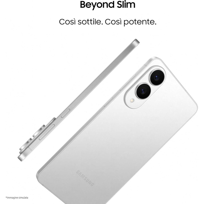 SAMSUNG Galaxy S25 Edge, Smartphone AI, 3 anni di Garanzia del produttore, Display 6.7'' QHD+ Dynamic AMOLED 2X, Fotocamera 200MP, RAM 12GB, 256GB, 3.900 mAh, Titanium Jetblack [Versione italiana] - 256GB Titanium Jetblack