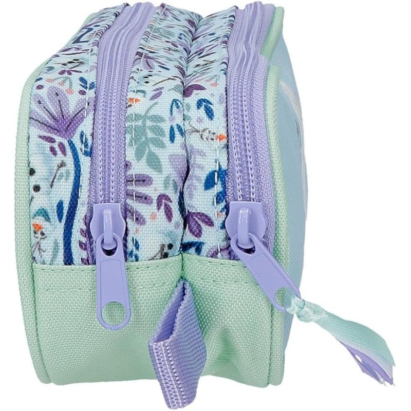 Disney Astuccio Frozen Close to the Heart, astuccio per bambini, realizzato in poliestere, triplo scomparto per una migliore organizzazione, dimensioni ideali per essere trasportato nello zaino