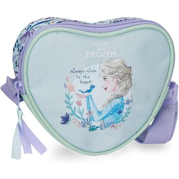 Disney Astuccio Frozen Close to the Heart, astuccio per bambini, realizzato in poliestere, triplo scomparto per una migliore organizzazione, dimensioni ideali per essere trasportato nello zaino