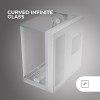 MARS GAMING MC-INFINIO, Case Gaming ATX, Vetro Temperato Curvato Senza Cornice, 2x Ventole ARGB 120mm, Montaggio Verticale GPU, Supporto Raffreddamento a Liquido fino a 360mm, USB-C, Bianco MARS GAMING MC-INFINIO, Case Gaming ATX, Vetro Temperato Curvato Senza Cornice, 2x Ventole ARGB 120mm, Montaggio Verticale GPU, Supporto Raffreddamento a Liquido fino a 360mm, USB-C, Bianco