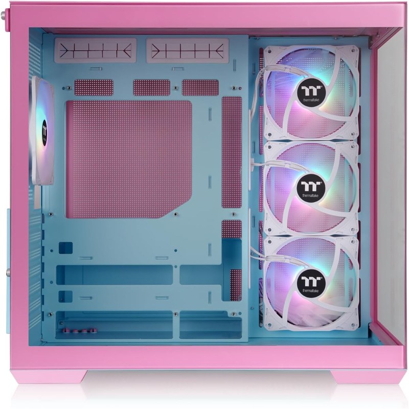 Thermaltake View 380 TG ARGB | Mid Tower Chassis | Bubble Pink - Bubble Pink Thermaltake View 380 TG ARGB | Mid Tower Chassis | Bubble Pink - Bubble Pink