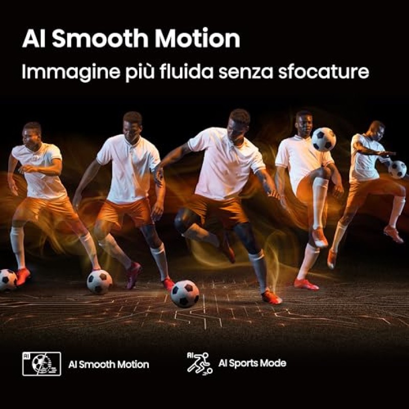 Hisense Smart TV 50" 4K Ultra HD 50E63QT, Smart TV VIDAA U8, Dolby Vision, HDR 10, Game Mode Plus, Alexa Built-in, VIDAA Voice, Tuner DVB-T2/S2 HEVC 10, lativù 4K - 50''