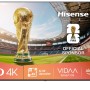 Hisense Smart TV 50" 4K Ultra HD 50E63QT, Smart TV VIDAA U8, Dolby Vision, HDR 10, Game Mode Plus, Alexa Built-in, VIDAA Voice, Tuner DVB-T2/S2 HEVC 10, lativù 4K - 50''