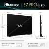 Hisense TV 100" QLED 4K 144Hz 100E7Q PRO, Smart TV VIDAA U8, Dolby Vision IQ, HDR 10+ Adaptive, 144hz Game Mode PRO, Dolby Atmos, Alexa Built-in, VIDAA Voice, Tuner DVB-T2/S2 HEVC 10, lativù 4K, 2025 - 100'' Hisense TV 100" QLED 4K 144Hz 100E7Q PRO, Smart TV VIDAA U8, Dolby Vision IQ, HDR 10+ Adaptive, 144hz Game Mode PRO, Dolby Atmos, Alexa Built-in, VIDAA Voice, Tuner DVB-T2/S2 HEVC 10, lativù 4K, 2025 - 100''