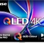 Hisense TV 100" QLED 4K 144Hz 100E7Q PRO, Smart TV VIDAA U8, Dolby Vision IQ, HDR 10+ Adaptive, 144hz Game Mode PRO, Dolby Atmos, Alexa Built-in, VIDAA Voice, Tuner DVB-T2/S2 HEVC 10, lativù 4K, 2025 - 100''