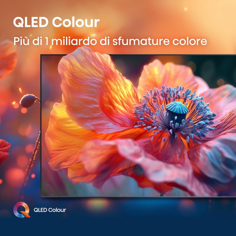 Hisense TV 65" QLED 4K 2025 65A72Q, Smart TV VIDAA U8, Dolby Vision, HDR 10+, Game Mode Plus, Dolby Atmos 2.1 con Subwoofer, Alexa Built-in, VIDAA Voice, Tuner DVB-T2/S2 HEVC 10, lativù 4K, 65'' - 65'' Hisense TV 65" QLED 4K 2025 65A72Q, Smart TV VIDAA U8, Dolby Vision, HDR 10+, Game Mode Plus, Dolby Atmos 2.1 con Subwoofer, Alexa Built-in, VIDAA Voice, Tuner DVB-T2/S2 HEVC 10, lativù 4K, 65'' - 65''