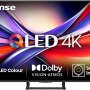 Hisense TV 75" QLED 4K 2025 75A72Q, Smart TV VIDAA U8, Dolby Vision, HDR 10+, Game Mode Plus, Dolby Atmos 2.1 con Subwoofer, Alexa Built-in, VIDAA Voice, Tuner DVB-T2/S2 HEVC 10, lativù 4K, 75'' - 75''