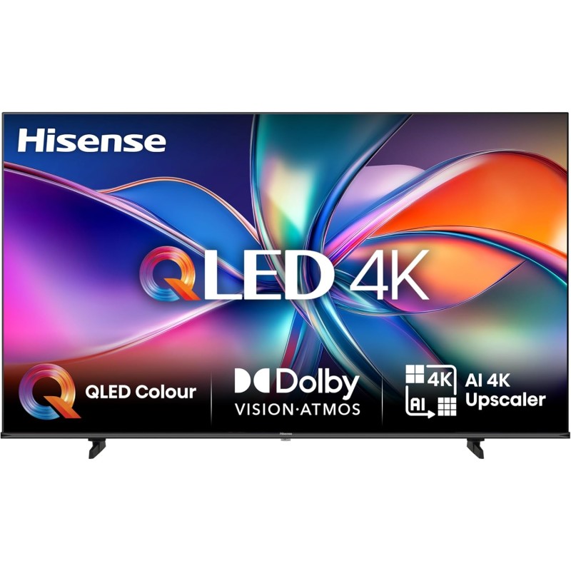 Hisense TV 58" QLED 4K 2025 58E78Q, Smart TV VIDAA U8, Dolby Vision, HDR 10+, Game Mode Plus, Dolby Atmos, Alexa Built-in, VIDAA Voice, Tuner DVB-T2/S2 HEVC 10, lativù 4K, 58'', 2025 QLED 60Hz - 58'' Hisense TV 58" QLED 4K 2025 58E78Q, Smart TV VIDAA U8, Dolby Vision, HDR 10+, Game Mode Plus, Dolby Atmos, Alexa Built-in, VIDAA Voice, Tuner DVB-T2/S2 HEVC 10, lativù 4K, 58'', 2025 QLED 60Hz - 58''