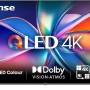 Hisense TV 58" QLED 4K 2025 58E78Q, Smart TV VIDAA U8, Dolby Vision, HDR 10+, Game Mode Plus, Dolby Atmos, Alexa Built-in, VIDAA Voice, Tuner DVB-T2/S2 HEVC 10, lativù 4K, 58'', 2025 QLED 60Hz - 58''
