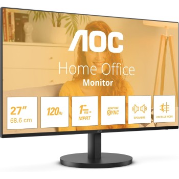 AOC 27B31H - Monitor Full HD da 27 pollici, 120 Hz, sincronizzazione adattiva dell'immagine 1920x1080, 1x D-Sub, 1x HDMI 1.4 nero, 27 inch FHD IPS, 100 Hz, No Altoparlanti - 27" FHD