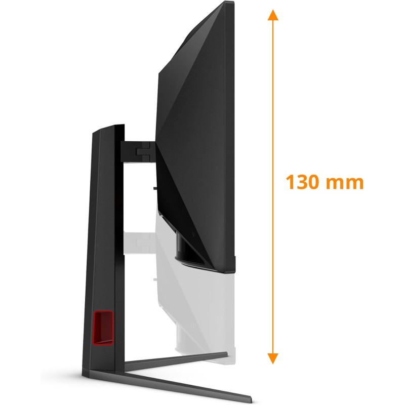 AOC Gaming CU34G4 - Monitor Quad HD da 34 pollici, 180 Hz, 1 ms, FreeSync Prem., HDR10 2560x1440, 1x HDMI 2.0, 1x DisplayPort 1.4 nero-rosso, 34 inch WQHD Fast VA, Regolazione altezza - 34" WQHD Curvo AOC Gaming CU34G4 - Monitor Quad HD da 34 pollici, 180 Hz, 1 ms, FreeSync Prem., HDR10 2560x1440, 1x HDMI 2.0, 1x DisplayPort 1.4 nero-rosso, 34 inch WQHD Fast VA, Regolazione altezza - 34" WQHD Curvo