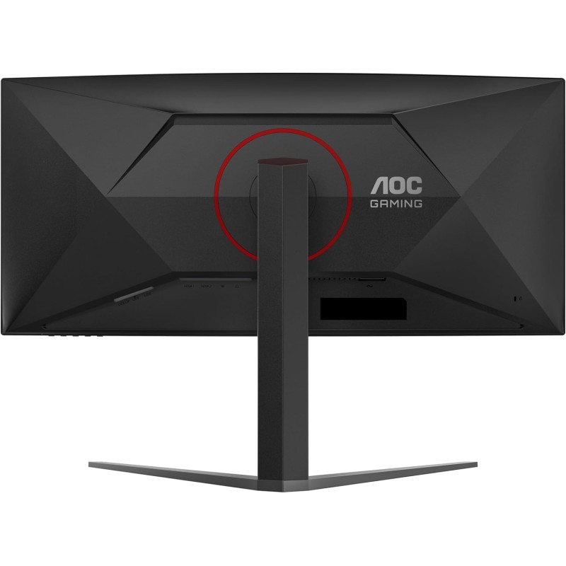 AOC Gaming CU34G4 - Monitor Quad HD da 34 pollici, 180 Hz, 1 ms, FreeSync Prem., HDR10 2560x1440, 1x HDMI 2.0, 1x DisplayPort 1.4 nero-rosso, 34 inch WQHD Fast VA, Regolazione altezza - 34" WQHD Curvo AOC Gaming CU34G4 - Monitor Quad HD da 34 pollici, 180 Hz, 1 ms, FreeSync Prem., HDR10 2560x1440, 1x HDMI 2.0, 1x DisplayPort 1.4 nero-rosso, 34 inch WQHD Fast VA, Regolazione altezza - 34" WQHD Curvo
