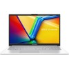 ASUS Vivobook Go 15 E1504FA#B0F2HXM5K3, Notebook con Monitor da 15.6" Anti-glare, 60Hz, AMD Ryzen™ 5 7520U, RAM 16GB, 512GB SSD, Windows 11 Home, Argento