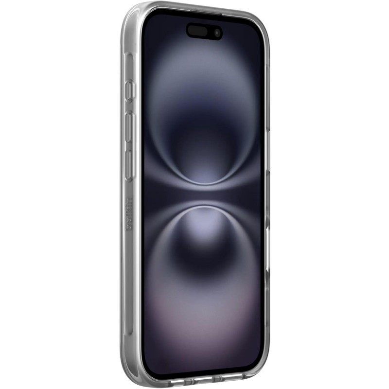 Belkin SheerForce Cover per iPhone 16, custodia per telefono compatibile con MagSafe, design sottile e rivestimento antigraffio, cover protettiva per iPhone magnetica, antiurto - trasparente - iPhone 16