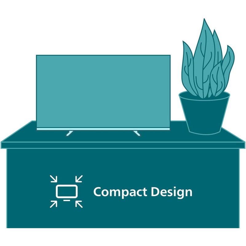 Philips 24PHS6000 2K HD LED Smart TV - Display 24’’ con Pixel Plus, piattaforma Titan OS e Dolby Digital Sound - Funziona con Alexa e Google Voice Assistant Philips 24PHS6000 2K HD LED Smart TV - Display 24’’ con Pixel Plus, piattaforma Titan OS e Dolby Digital Sound - Funziona con Alexa e Google Voice Assistant