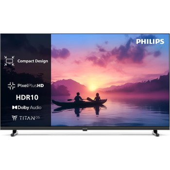 Philips 32PHS6000 2K HD LED Smart TV - Display 32’’ con Pixel Plus, piattaforma Titan OS e Dolby Digital Sound - Funziona con Alexa e Google Voice Assistant