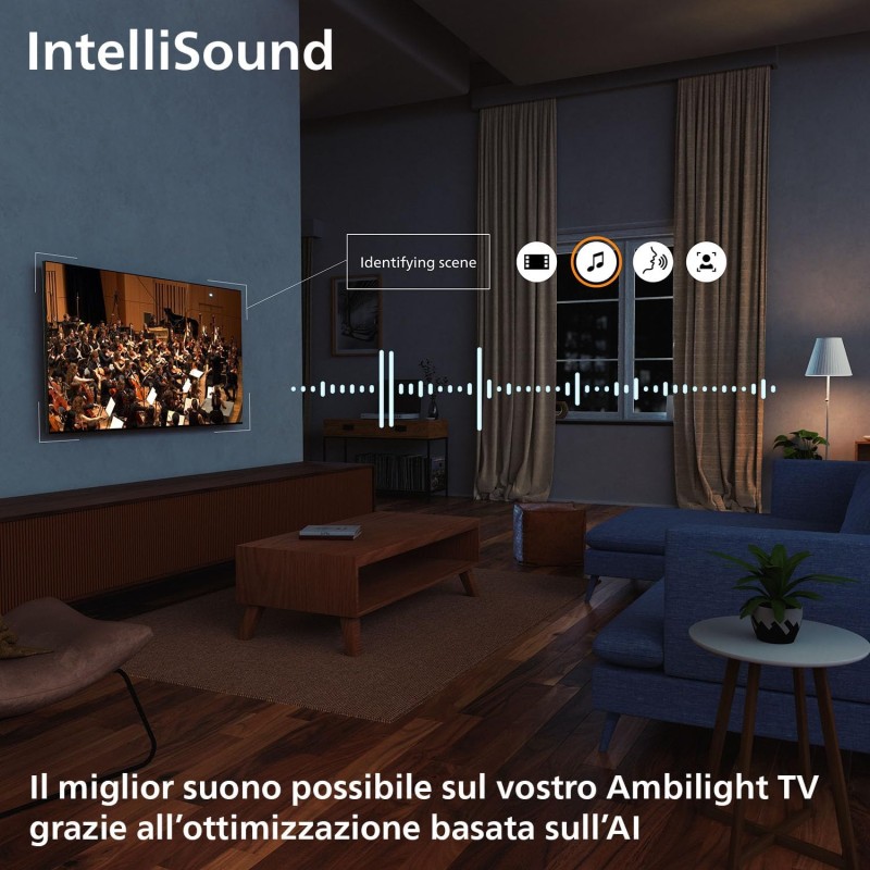 Philips Ambilight 43PUS8200 4K LED Smart TV - Display 43’’ con piattaforma Titan OS, Pixel Precise Ultra HD e Dolby Atmos Sound - Funziona con Alexa e Google Voice Assistant Philips Ambilight 43PUS8200 4K LED Smart TV - Display 43’’ con piattaforma Titan OS, Pixel Precise Ultra HD e Dolby Atmos Sound - Funziona con Alexa e Google Voice Assistant
