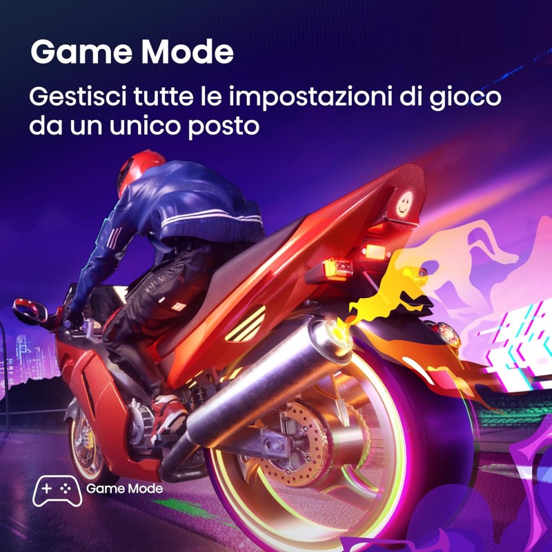 Hisense TV 40" Full HD 2025 40E41QT, Smart TV VIDAA U8, Airplay2, Game Mode, Works with Alexa, Tuner DVB-T2/S2 HEVC 10, lativù, 40'', 2025 LED - 40'' Hisense TV 40" Full HD 2025 40E41QT, Smart TV VIDAA U8, Airplay2, Game Mode, Works with Alexa, Tuner DVB-T2/S2 HEVC 10, lativù, 40'', 2025 LED - 40''