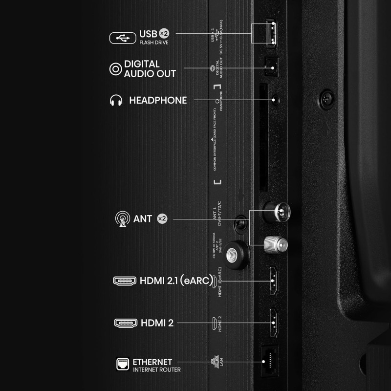 Hisense TV 40" Full HD 2025 40E41QT, Smart TV VIDAA U8, Airplay2, Game Mode, Works with Alexa, Tuner DVB-T2/S2 HEVC 10, lativù, 40'', 2025 LED - 40'' Hisense TV 40" Full HD 2025 40E41QT, Smart TV VIDAA U8, Airplay2, Game Mode, Works with Alexa, Tuner DVB-T2/S2 HEVC 10, lativù, 40'', 2025 LED - 40''