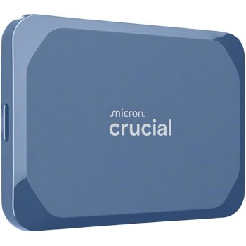 Crucial X10 SSD Esterno 1TB, Fino a 2100 MB/s, USB-C 3.2 Gen2, IP65 Resistenza ad Acqua e Polvere, Hard Disk Esterno, Blu Opaco - CT1000X10SSD9-02 - 1TB Blu