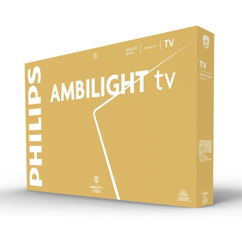 Philips Ambilight 'The Xtra' 55MLED920 Mini LED 4K Smart TV - Display 55’’ con processore P5 Perfect Picture Ultra HD, Titan OS, Dolby Vision e Dolby Atmos Sound Philips Ambilight 'The Xtra' 55MLED920 Mini LED 4K Smart TV - Display 55’’ con processore P5 Perfect Picture Ultra HD, Titan OS, Dolby Vision e Dolby Atmos Sound
