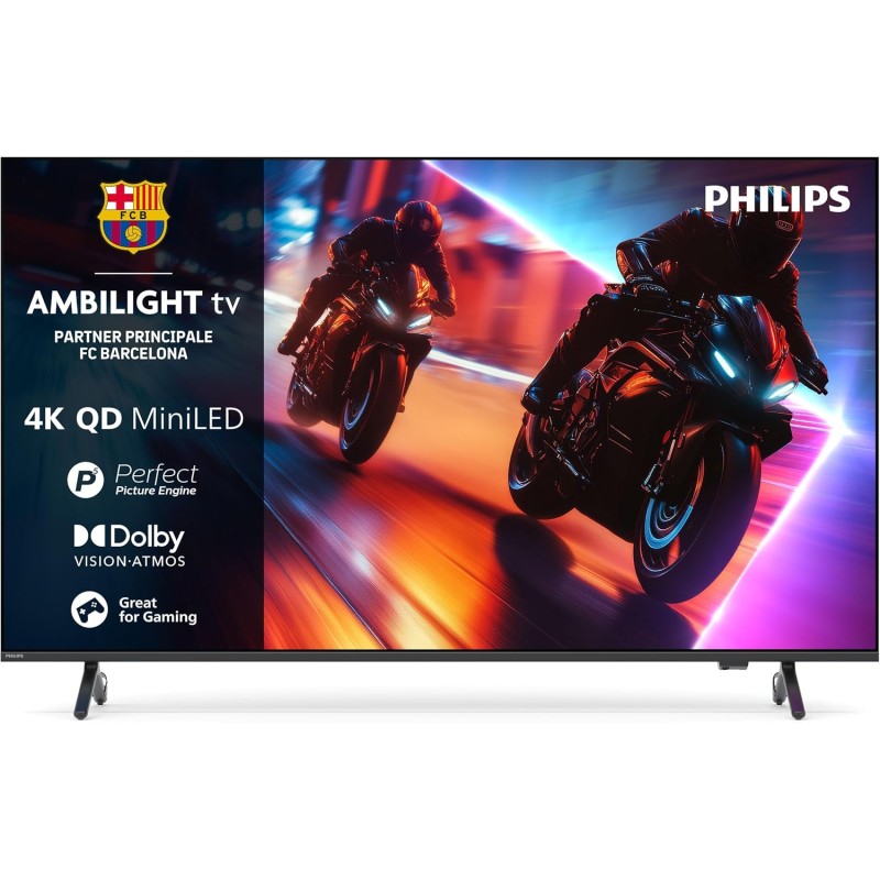 Philips Ambilight 'The Xtra' 55MLED920 Mini LED 4K Smart TV - Display 55’’ con processore P5 Perfect Picture Ultra HD, Titan OS, Dolby Vision e Dolby Atmos Sound Philips Ambilight 'The Xtra' 55MLED920 Mini LED 4K Smart TV - Display 55’’ con processore P5 Perfect Picture Ultra HD, Titan OS, Dolby Vision e Dolby Atmos Sound