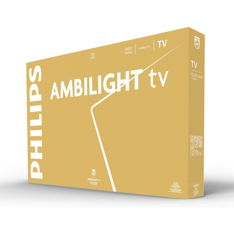 Philips Ambilight 55PUS8510 4K QLED Smart TV - Display 55’’ con piattaforma Titan OS, Pixel Precise Ultra HD e Dolby Atmos Sound - Funziona con Alexa e Google Voice Assistant Philips Ambilight 55PUS8510 4K QLED Smart TV - Display 55’’ con piattaforma Titan OS, Pixel Precise Ultra HD e Dolby Atmos Sound - Funziona con Alexa e Google Voice Assistant