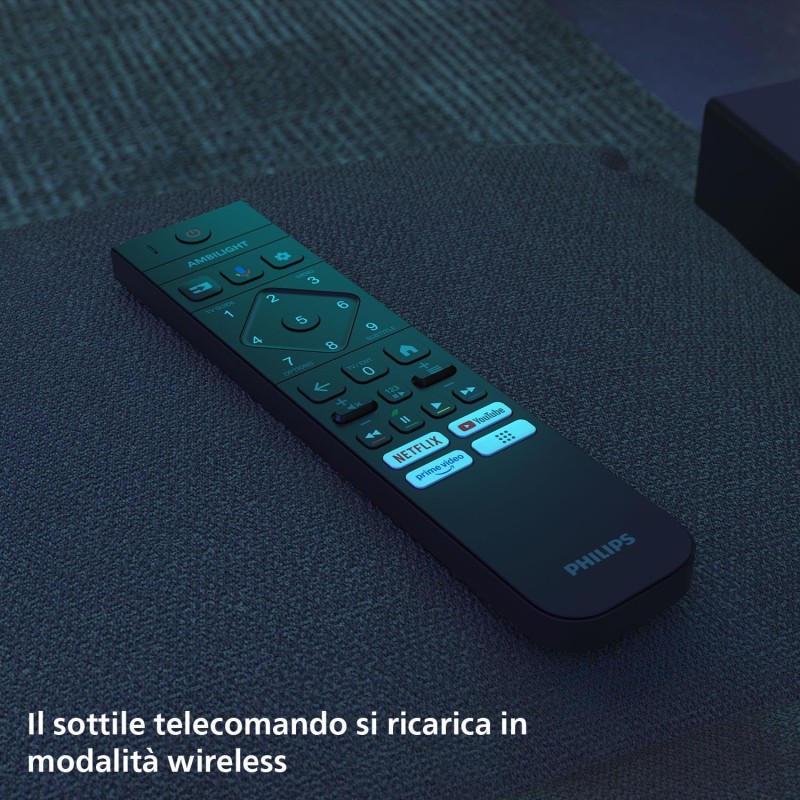 Philips Ambilight 55OLED820 4K OLED Smart TV - Display 55’’ con processore P5 AI Perfect Picture Ultra HD, Titan OS, Dolby Vision e Atmos Sound - Funziona con Alexa e Google Philips Ambilight 55OLED820 4K OLED Smart TV - Display 55’’ con processore P5 AI Perfect Picture Ultra HD, Titan OS, Dolby Vision e Atmos Sound - Funziona con Alexa e Google