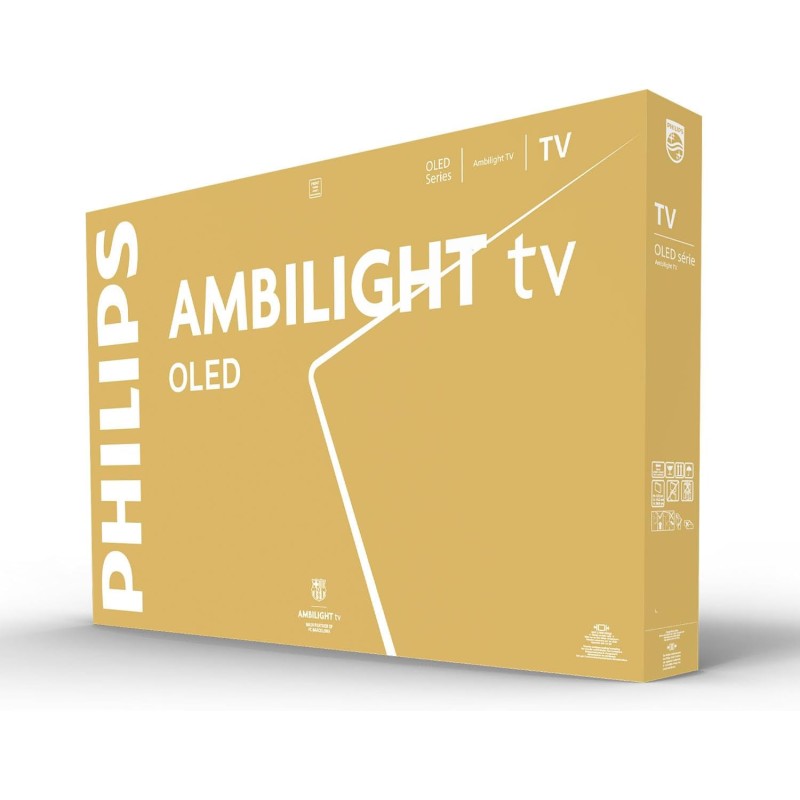 Philips Ambilight 55OLED770 4K OLED Smart TV - Display 55’’ con processore P5 AI Perfect Picture Ultra HD, Titan OS, Dolby Vision e Atmos Sound - Funziona con Alexa e Google Philips Ambilight 55OLED770 4K OLED Smart TV - Display 55’’ con processore P5 AI Perfect Picture Ultra HD, Titan OS, Dolby Vision e Atmos Sound - Funziona con Alexa e Google