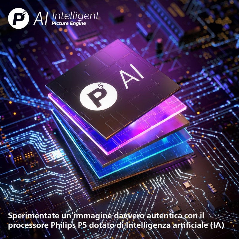 Philips Ambilight 55OLED770 4K OLED Smart TV - Display 55’’ con processore P5 AI Perfect Picture Ultra HD, Titan OS, Dolby Vision e Atmos Sound - Funziona con Alexa e Google Philips Ambilight 55OLED770 4K OLED Smart TV - Display 55’’ con processore P5 AI Perfect Picture Ultra HD, Titan OS, Dolby Vision e Atmos Sound - Funziona con Alexa e Google