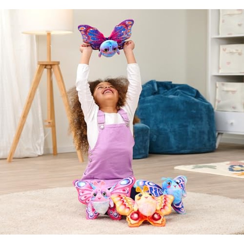 Simba - FluffyFly 4 assortimenti, morbido peluche da 12 cm, misura ali 30 cm, soffia nella confezione e prende vita, per bambini dai 3 anni, 105951575 Simba - FluffyFly 4 assortimenti, morbido peluche da 12 cm, misura ali 30 cm, soffia nella confezione e prende vita, per bambini dai 3 anni, 105951575