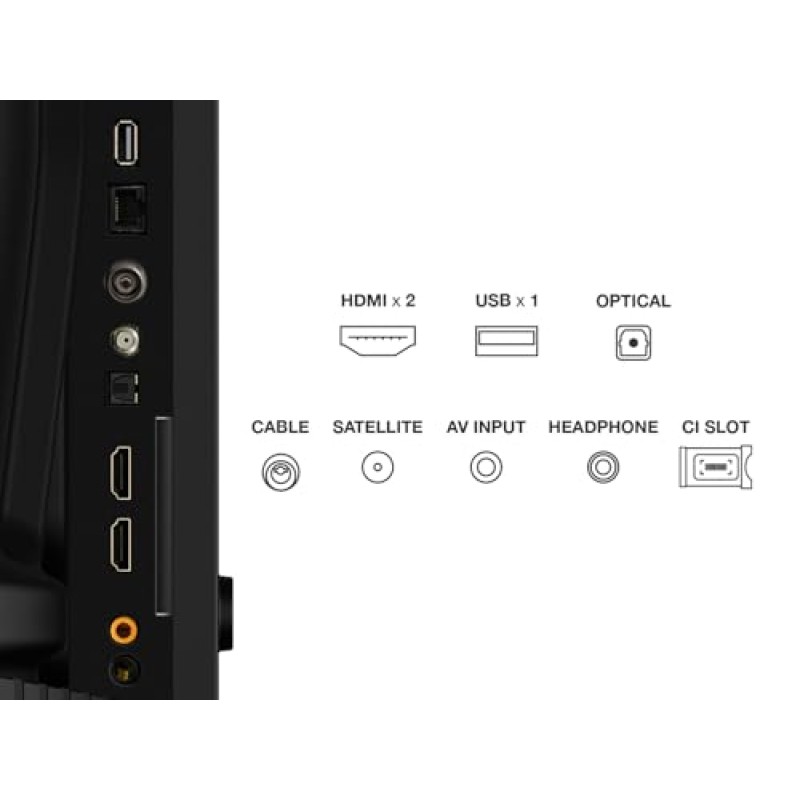 TCL 40V5C TV LED Direct QLED FHD Smart da 40'' con Android TV e HDR - Compatibile con Google Cast e Google Home, design sottile, 2025 - 40 pollici